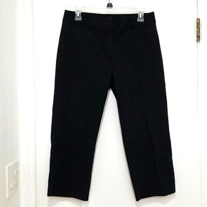 Rafaella Black Career Wear Business Casual Dress Crop Pants Size 6